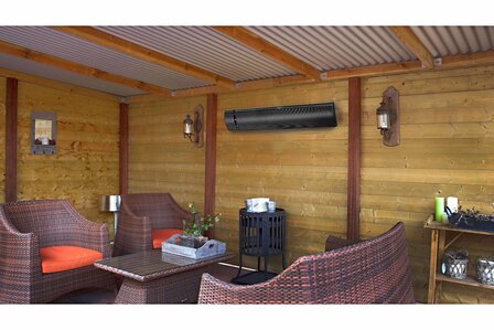 Eurom Outdoor Heatpanel 1800 elektrische terrasverwarming - 1800 Watt