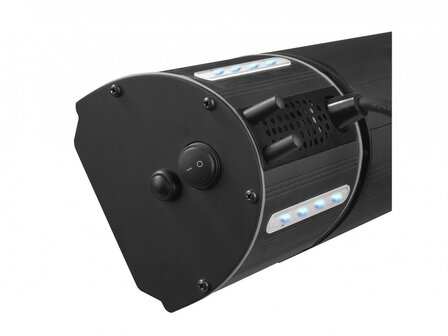 Eurom Heat and Beat zwart elektrische terrasverwarming