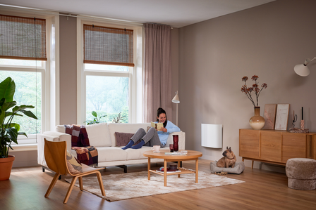 Qlima Ovido EPIH 1610 Wifi elektrische inertia kachel - 1000 Watt - 40 m3