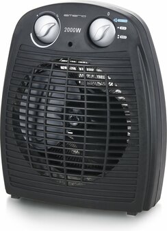 Emerio FH-106737.2 ventilatorkachel - Zwart - 2000 Watt - 60 m3