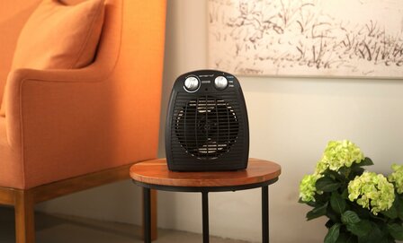 Emerio FH-106737.2 ventilatorkachel - Zwart - 2000 Watt - 60 m3