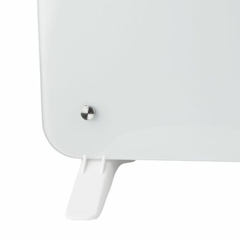 Emerio GR-133080.1 Glass convectorkachel wit - 2000 Watt - Timer - Afstandsbediening - IP24 - 60 m3