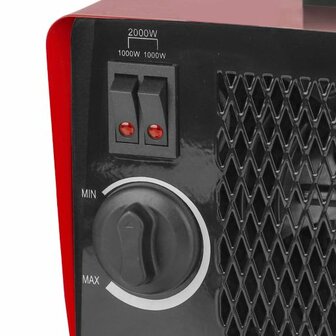 Emerio FH-107760.2 keramische ventilatorkachel - 2000 Watt - IP20 - Werkplaats - 60 m3