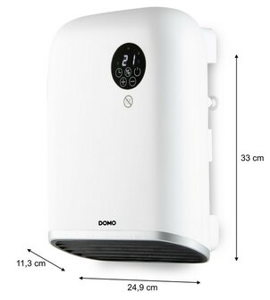 Domo DO7357F WiFi badkamerkachel - 2000 Watt