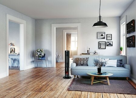 Domo DO7345H 2000 Watt keramische ventilatorkachel - openhaard-effect