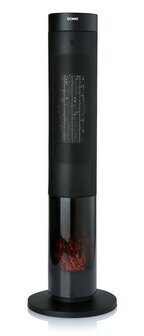 Domo DO7345H 2000 Watt keramische ventilatorkachel - openhaard-effect