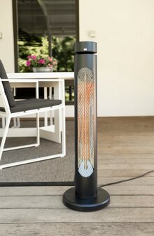 Eurom Golden 2000 Shadow Tower elektrische terrasverwarming - 2000 Watt