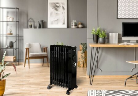 Domo DO7327R 2000W oliegevulde radiator - 3 standen - 75 m3