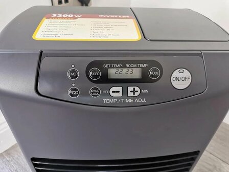 Inverter 5026 3200 Watt laser petroleumkachel - 5 liter - max 120 m3