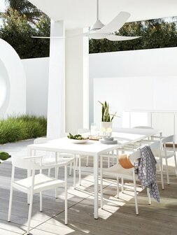 Beacon Mariner IP55 wit plafondventilator 142 cm