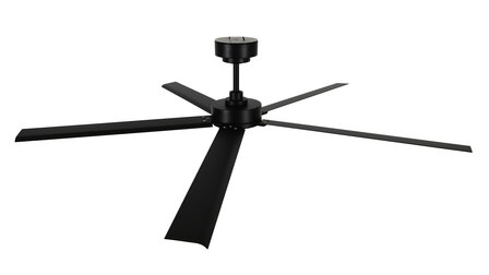 Beacon Monza zwart outdoor IP55 plafondventilator 152 cm