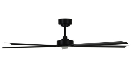 Beacon Monza zwart outdoor IP55 plafondventilator 152 cm