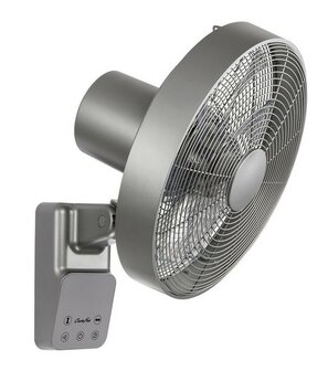 Casafan Airos Eco Design Wall TS wandventilator zilver 40 cm