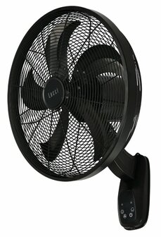Beacon Glide zwart wandventilator 45 cm - DC-motor