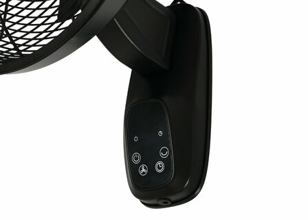 Beacon Glide zwart wandventilator 45 cm - DC-motor