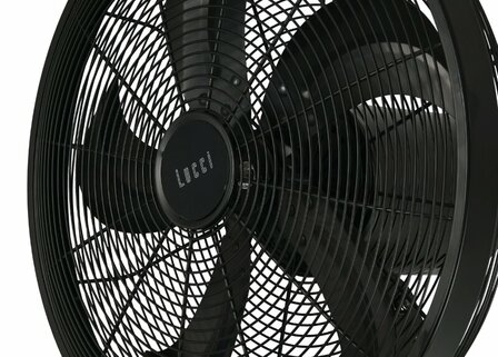 Beacon Glide zwart wandventilator 45 cm - DC-motor