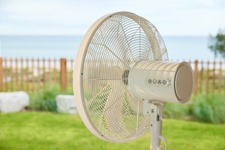 Beacon Glide zwart staande ventilator 45 cm - DC-motor