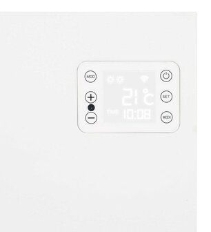 Eurom Alutherm Sani 800 Wifi White convectorkachel - 800 Watt - IP24