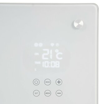 Eurom Alutherm Sani Verre 800 Wifi White convectorkachel - 800 Watt - IP24