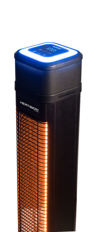 Eurom Heat and Beat Tower elektrische terrasverwarming - 2200 Watt