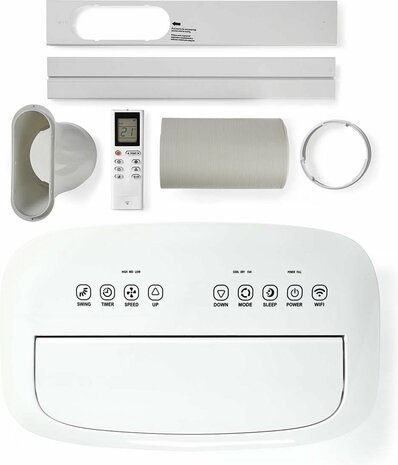 Nedis WIFIACMB1WT16 Wi-Fi 16.000 BTU mobiele airco
