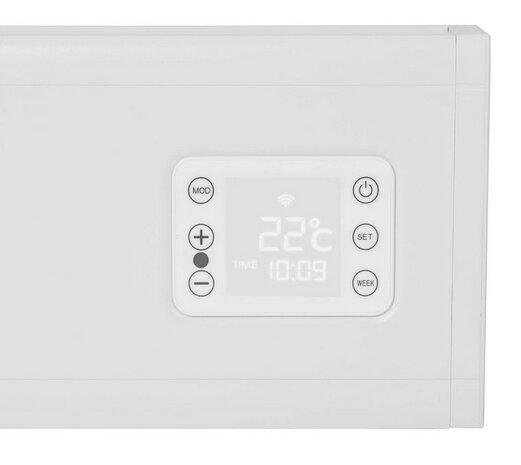 Eurom Alutherm Baseboard 1000 WiFi White convectorkachel