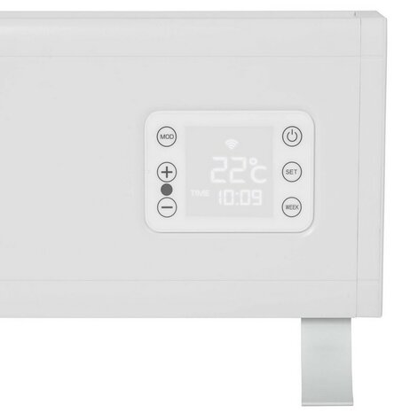 Eurom Alutherm Baseboard 1500 WiFi White convectorkachel