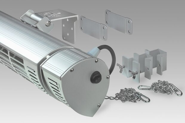 Eurom Golden 2000 Ultra RCD zwart elektrische terrasverwarming