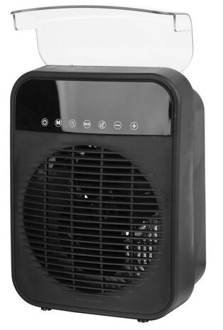 Emerio FH-215085.1 ventilatorkachel - Zwart - 2000 Watt - IP21 - Timer - 60 m3