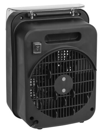 Emerio FH-215085.1 ventilatorkachel - Zwart - 2000 Watt - IP21 - Timer - 60 m3