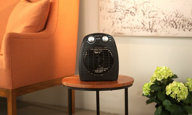 Emerio FH-106737.2 ventilatorkachel - Zwart - 2000 Watt - 60 m3