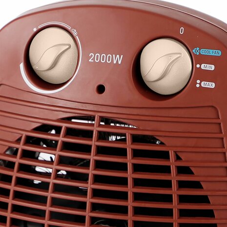 Emerio FH-106737.13 ventilatorkachel - Rood - 2000 Watt - 60 m3