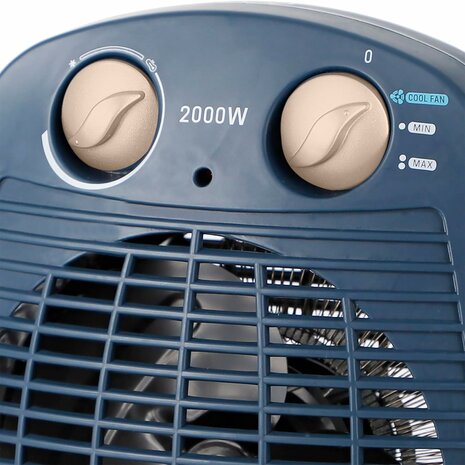 Emerio FH-106737.12 ventilatorkachel - Blauw - 2000 Watt - 60 m3