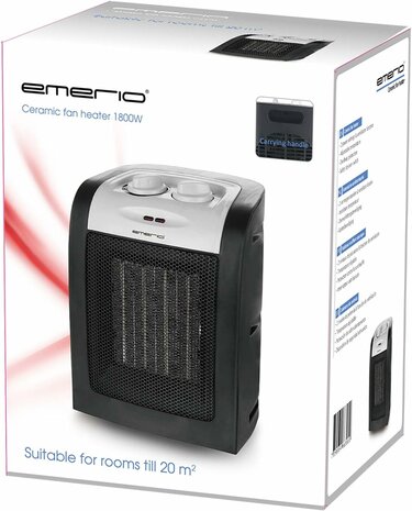 Emerio FH-106145 PTC keramische ventilatorkachel - 2000 Watt - 55 m3