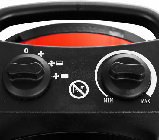 Emerio FH-128620 keramische ventilatorkachel - 3000 Watt - IP20 - Werkplaats - 100 m3