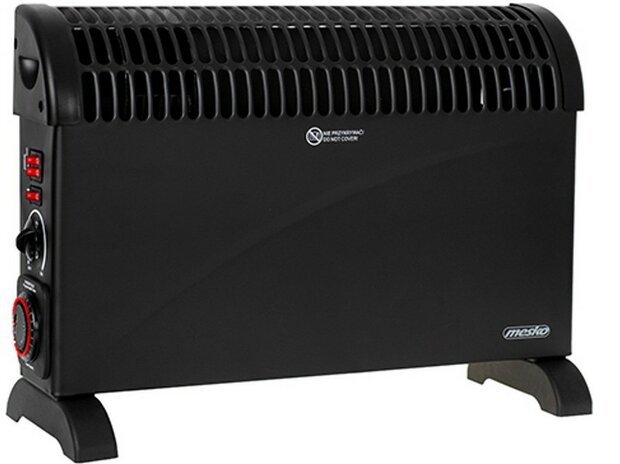 Mesko Warmsafe Turbo + Timer 2000W convectorkachel - 3 standen