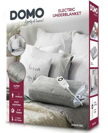 Domo DO641ED 1-persoons onderdeken - 150 x 80 cm
