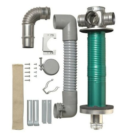 Zibro FF-V 30T 3000 Watt gevelpetroleumkachel - 5.4 liter - max 125 m3