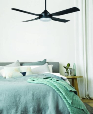 Beacon Moonah zwart plafondventilator 132 cm