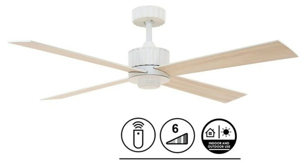 Beacon Newport wit plafondventilator 137 cm