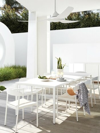 Beacon Mariner IP55 wit plafondventilator 142 cm