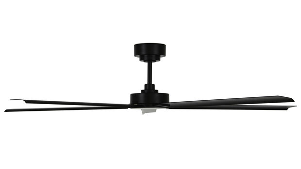 Beacon Monza zwart outdoor IP55 plafondventilator 152 cm