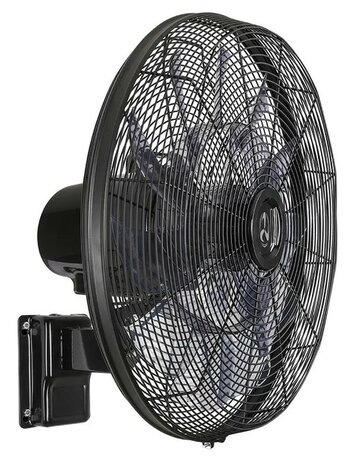 Casafan Airos Eco Silent Wall SW wandventilator zwart 50 cm