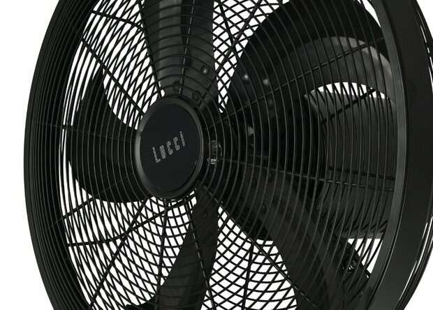 Beacon Glide zwart wandventilator 45 cm - DC-motor