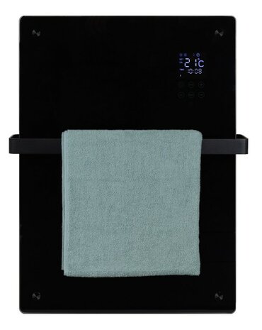 Eurom Alutherm Sani Verre 800 Wifi Black convectorkachel - 800 Watt - IP24