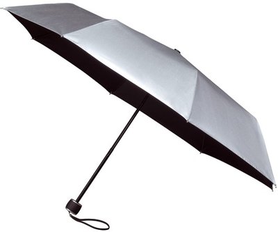 miniMAX windproof opvouwbare paraplu zilver