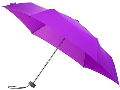 miniMAX Flat opvouwbare windproof paraplu paars