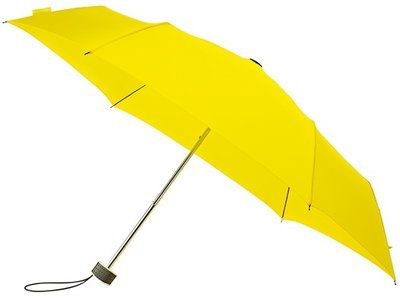 miniMAX Flat opvouwbare windproof paraplu geel