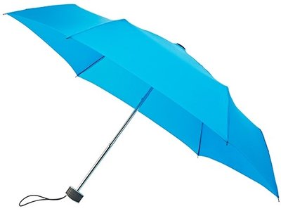miniMAX Flat opvouwbare windproof paraplu lichtblauw