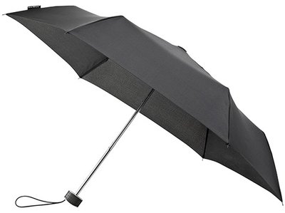 miniMAX Flat opvouwbare windproof paraplu zwart